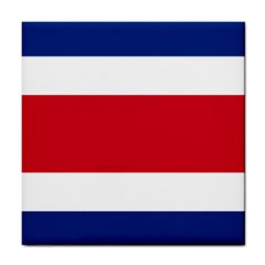 Costa Rica Flag Tile Coaster by FlagGallery