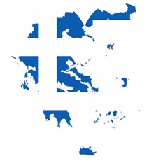 Greece Country Europe Flag Borders Wooden Puzzle Heart by Sapixe