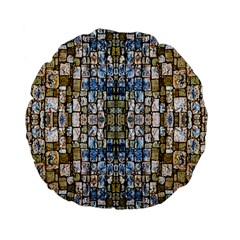 C 1 Standard 15  Premium Flano Round Cushions by ArtworkByPatrick