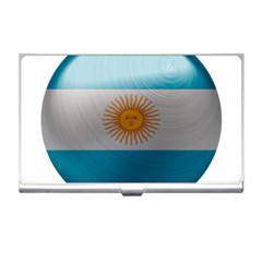 Argentina Flag Country Nation Business Card Holder by Sapixe