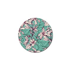 Vintage Floral Pattern Golf Ball Marker (10 Pack) by Sobalvarro