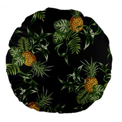 Pineapples Pattern Large 18  Premium Round Cushions by Sobalvarro