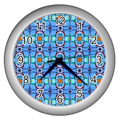 K 3 Wall Clock (silver) by ArtworkByPatrick