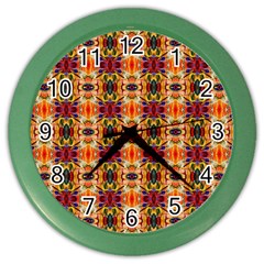 K 5 Color Wall Clock by ArtworkByPatrick