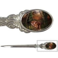 Awesome Wolf In The Darkness Of The Night Letter Opener by FantasyWorld7