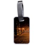 City Night Dark Architecture Lamps Luggage Tag (two sides) Front