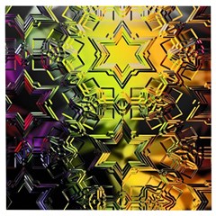 Background Star Abstract Colorful Wooden Puzzle Square by HermanTelo