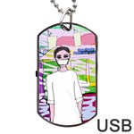 Nurse Dog Tag USB Flash (One Side) Front