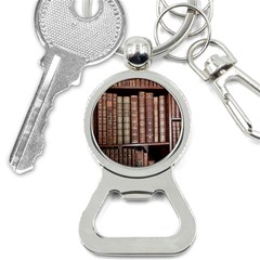 Library Books Knowledge Bottle Opener Key Chain by Simbadda