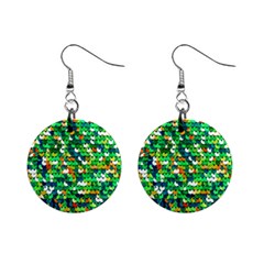 Funky Sequins Mini Button Earrings by essentialimage