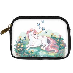 Illustration Vector Unique Unicorn Digital Camera Leather Case by Sudhe