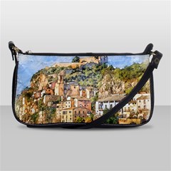 Architecture Town Travel Water Shoulder Clutch Bag by Simbadda