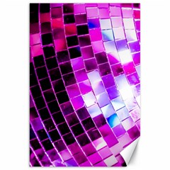 Purple Disco Ball Canvas 20  X 30  by essentialimage