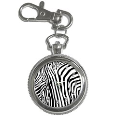 Vector Zebra Stripes Seamless Pattern Key Chain Watches by Vaneshart