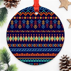 Decorative Pattern Ethnic Style Ornament (round) by Vaneshart