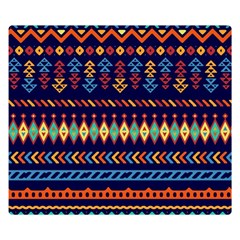 Decorative Pattern Ethnic Style Double Sided Flano Blanket (small)  by Vaneshart