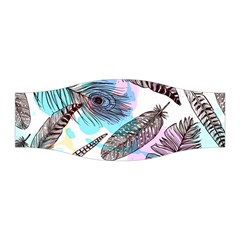 Hand Drawn Feathers Seamless Pattern Stretchable Headband by Vaneshart