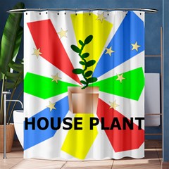 House Plant Shower Curtain 60  X 72  (medium)  by okhismakingart