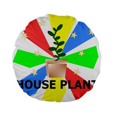 House Plant Standard 15  Premium Flano Round Cushions by okhismakingart