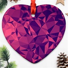 Triangulation Patterns Ornament (heart) by Vaneshart