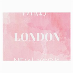 Paris, London, New York Large Glasses Cloth (2 Sides) by Lullaby