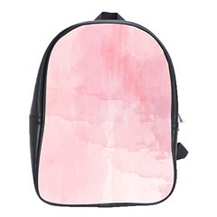 Pink Blurry Pastel Watercolour Ombre School Bag (large) by Lullaby