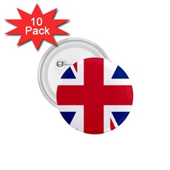 Uk Flag Union Jack 1 75  Buttons (10 Pack) by FlagGallery