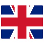 UK Flag Union Jack Double Sided Flano Blanket (Medium)  60 x50  Blanket Front