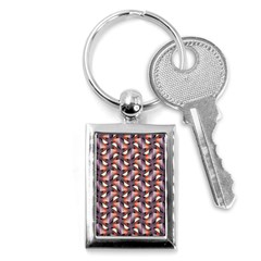 Pattern Abstract Fabric Wallpaper Key Chain (rectangle) by Simbadda