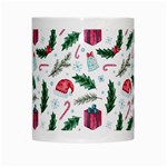 Christmas Background White Mugs Center