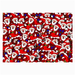 Nicholas Santa Christmas Pattern Large Glasses Cloth by Simbadda