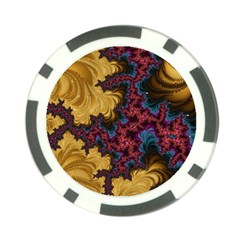 Creative Abstract Structure Texture Flower Pattern Black Material Textile Art Colors Design  Poker Chip Card Guard by Vaneshart