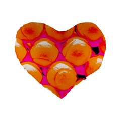 Pop Art Tennis Balls Standard 16  Premium Flano Heart Shape Cushions by essentialimage