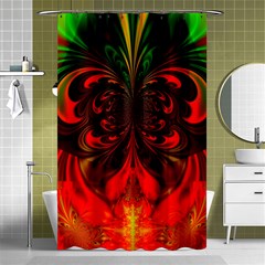 Digital Arts Fractals Futuristic Shower Curtain 48  X 72  (small)  by Wegoenart