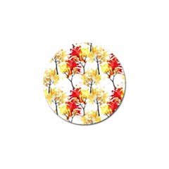 Watercolor Painting Autumn Illustration Autumn Tree Golf Ball Marker (10 Pack) by Vaneshart