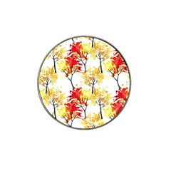 Watercolor Painting Autumn Illustration Autumn Tree Hat Clip Ball Marker (10 Pack) by Vaneshart