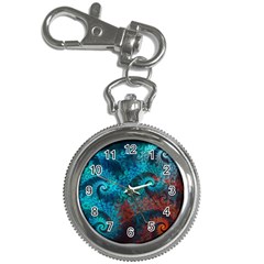 Abstract Patterns Spiral Key Chain Watches by Vaneshart