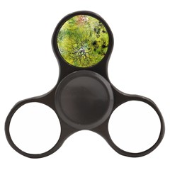 Abstract Spots Lines Green Finger Spinner by Vaneshart