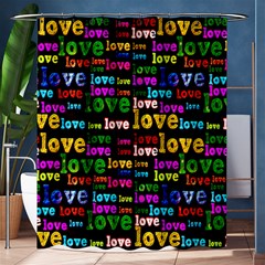 Love 3 Shower Curtain 60  X 72  (medium)  by ArtworkByPatrick