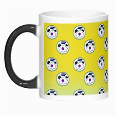 English Breakfast Yellow Pattern Mint Ombre Morph Mugs by snowwhitegirl