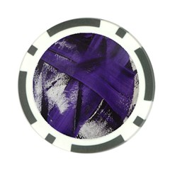 Violet Poker Chip Card Guard by WILLBIRDWELL