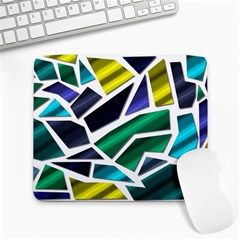 Mosaic Shapes Large Mousepads by Vaneshart