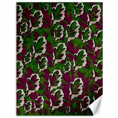 Green Fauna And Leaves In So Decorative Style Canvas 36  X 48  by pepitasart