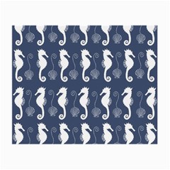 Seahorse Shell Pattern Small Glasses Cloth by Vaneshart