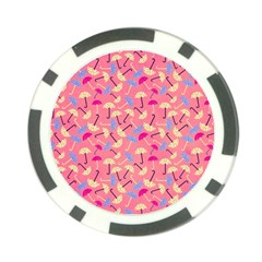 Umbrella Pattern Poker Chip Card Guard by Vaneshart