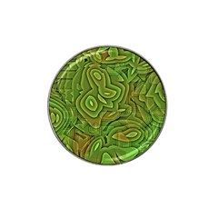 Background Abstract Green Hat Clip Ball Marker (4 Pack) by Vaneshart