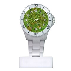 Background Abstract Green Plastic Nurses Watch by Vaneshart