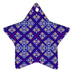 Symmetry Star Ornament (two Sides) by Sobalvarro