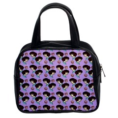 Redhead Girl Pattern Lilac Classic Handbag (two Sides) by snowwhitegirl