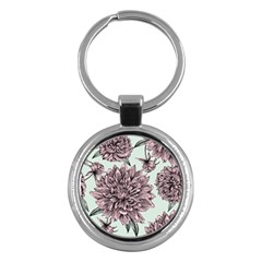 Flowers Key Chain (round) by Sobalvarro